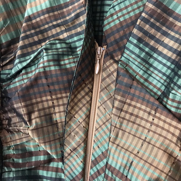 COLDWATER CREEK Plaid Silk Blouse EUC! - Picture 4 of 7